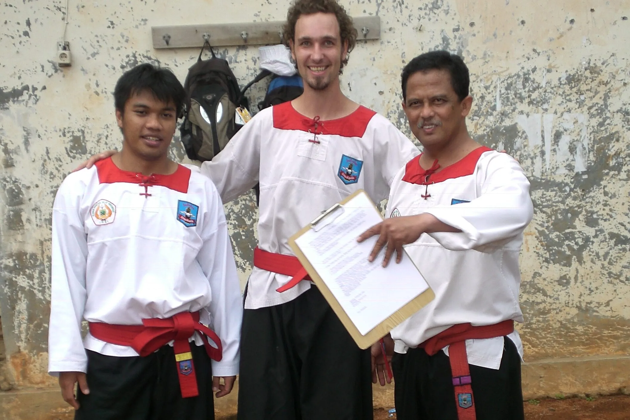 With Mas Eldi and Kang Ferry, Bandung, January 2009